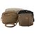 Gucci Bolso de Hombro Micro GG Supreme de Lona y Cuero 4Set Negro Beige Auth gh1007