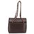 Borsa a Spalla in Pelle Marrone Salvatore Ferragamo Auth BA6796