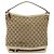 Borsa Pretty Sherry Line in tela GG Gucci beige e oro 257064 Auth 146262 D'oro - vista 13