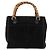 Borsa a mano in suede Gucci Bamboo 2way nera Auth BA6753 Nero - vista 13