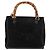 Borsa a mano in suede Gucci Bamboo 2way nera Auth BA6753 Nero - vista 2
