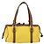 Autre Marque BORSO A MANO IN CANVAS INTRECCIATO BOTTEGA VENETA GIALLO ORO Auth hk3145 D'oro - vista 2