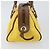 Autre Marque BORSO A MANO IN CANVAS INTRECCIATO BOTTEGA VENETA GIALLO ORO Auth hk3145 D'oro - vista 4