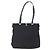 Borsa Tote PRADA in nylon e pelle nera argento autentica bs29882 Nero