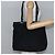 Borsa Tote PRADA in nylon e pelle nera argento autentica bs29882 Nero - vista 23