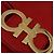 Zaino Vala in pelle rossa e oro Auth 145505 di Salvatore Ferragamo Rosso D'oro - vista 17