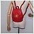 Zaino Vala in pelle rossa e oro Auth 145505 di Salvatore Ferragamo Rosso D'oro - vista 21