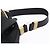 PRADA Borsa a mano in nylon nero argento Auth 147526 - vista 14