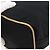 PRADA Borsa a mano in nylon nero argento Auth 147526 - vista 16