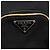 PRADA Borsa a mano in nylon nero argento Auth 147526 - vista 18