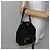PRADA Borsa a mano in nylon nero argento Auth 147526 - vista 24