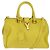 SAINT LAURENT Petit Kabas Borsa a Mano Pelle 2in1 Oro Giallo Auth BA7092 D'oro
