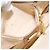 Gucci Borsa a Spalla Micro GG Supreme PVC Beige Oro 007 89 1113 Auth BA7112 D'oro - vista 21