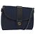 Borsa a Spalla in Tela Trotter Christian Dior Blu Navy Oro Auth bs30159 D'oro