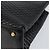 BALLY Borsa a Mano in Pelle Nera e Oro Auth BA7018 Nero D'oro - vista 8
