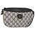 Gucci Borsa a Spalla GG Supreme in PVC Pelle Blu Navy Oro 904 02 020 Auth gh1135 D'oro