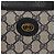 Gucci Borsa a Spalla GG Supreme in PVC Pelle Blu Navy Oro 904 02 020 Auth gh1135 D'oro - vista 14