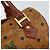 Borsa Boston MCM Logogram Vicetos in pelle PVC marrone e oro Auth gh1076 D'oro - vista 14