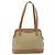 Céline Borsa a Spalla in Tela Macadam CELINE PVC Beige Oro Auth gh1093 D'oro - vista 3