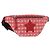 GUCCI Bolsa de Corpo Sherry Line em Lona e Couro Vermelho Prata 502095 Auth BA7468