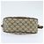 Borsa Sherry Line GG Supreme Web di GUCCI in PVC beige e oro 001 754 6177 Auth 150554 D'oro - vista 9