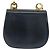 Borsa a Spalla Gancini in Pelle Salvatore Ferragamo Blu Navy Oro Auth 150345 D'oro - vista 3