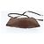 Hermès HERMES Pochette Her Line MM Borsa a Spalla in Tela Marrone Auth 150447 - vista 9