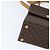 Céline Borsa a mano in tela Macadam CELINE in pelle PVC 2 in 1 marrone oro Auth hk3227 D'oro - vista 12