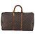 LOUIS VUITTON Borsa Boston Monogram Keepall 50 M41426 LV Auth 146472 Monogramma - vista 3