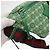 Borsa GUCCI a tracolla in tela e pelle verde argento 502095 Auth BA7469 - vista 15