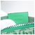 Borsa GUCCI a tracolla in tela e pelle verde argento 502095 Auth BA7469 - vista 20
