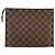 LOUIS VUITTON Poche Toilette 26 Damier Ebene N47543 Auth LV 148144 - vista 2