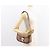 Gucci Borsa a Spalla in Pelle Marrone Oro Auth ep11690 D'oro - vista 23