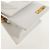Mini borsa a mano JACQUEMUS in pelle 2 in 1 bianca oro Auth 128500M Bianco D'oro - vista 13
