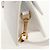 Mini borsa a mano JACQUEMUS in pelle 2 in 1 bianca oro Auth 128500M Bianco D'oro - vista 17