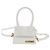 Mini borsa a mano JACQUEMUS in pelle 2 in 1 bianca oro Auth 128500M Bianco D'oro - vista 2