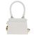 Mini borsa a mano JACQUEMUS in pelle 2 in 1 bianca oro Auth 128500M Bianco D'oro - vista 3
