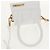 Mini borsa a mano JACQUEMUS in pelle 2 in 1 bianca oro Auth 128500M Bianco D'oro - vista 6