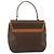Céline Borsa a mano in tela Macadam CELINE in pelle PVC marrone oro Auth bs30308 D'oro - vista 3