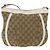 GUCCI GG Canvas Abbey Shoulder Bag Beige Gold 203257 Auth 150275 Golden - view 3