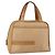 Céline Borsa a mano in tela Macadam CELINE in pelle PVC beige e oro Auth hk3172 D'oro