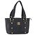 Borsa MCM in pelle nera e oro Auth 152933 Nero D'oro