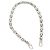 LOUIS VUITTON Ketten-Schultergurt Metall 25,6"" Silber LV Auth 150633M - Ansicht 8