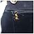 Borsa a Mano Vala in Camoscio Salvatore Ferragamo 2 in 1 Nero Oro Auth 147079 D'oro - vista 19