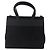 Borsa a Mano Vala in Camoscio Salvatore Ferragamo 2 in 1 Nero Oro Auth 147079 D'oro - vista 2