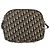 Borsa a Spalla in Tela Trotter Christian Dior Blu Navy Oro Auth 147085 D'oro - vista 13