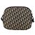Borsa a Spalla in Tela Trotter Christian Dior Blu Navy Oro Auth 147085 D'oro - vista 2