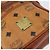 Borsa a Spalla MCM Logogram Vicetos in Pelle PVC Marrone Oro Auth BA7515 D'oro - vista 12