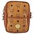 Borsa a Spalla MCM Logogram Vicetos in Pelle PVC Marrone Oro Auth BA7515 D'oro - vista 13