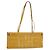 CHANEL Borsa a Spalla Choco Bar Smalto Giallo CC Auth 152372